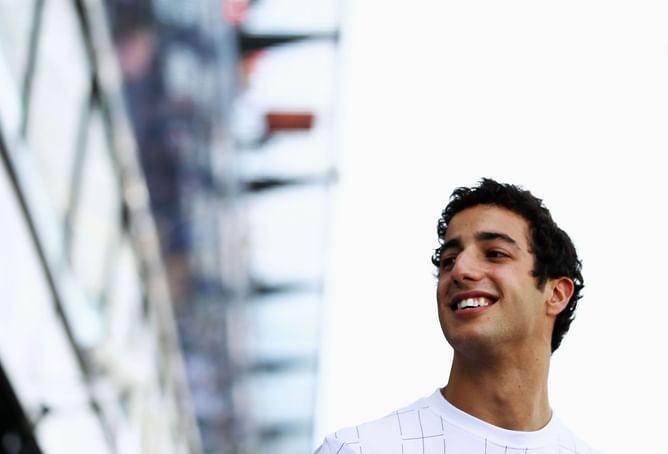 Damon Hill remembers the first time he met Daniel Ricciardo
