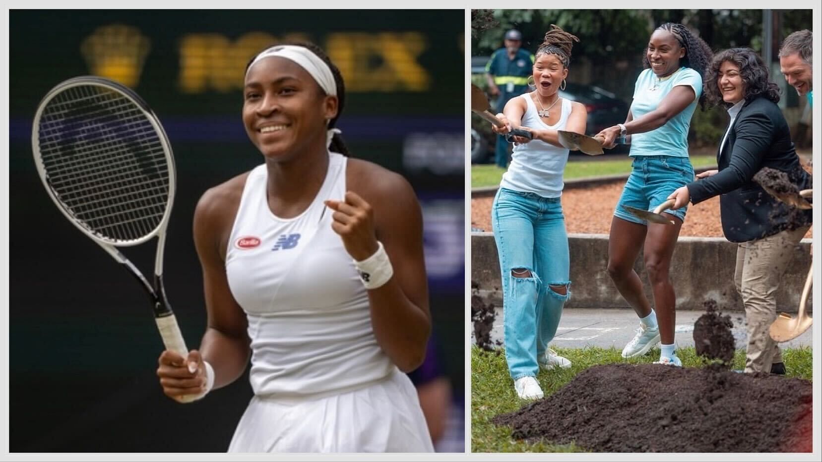 Coco Gauff joined Storm Reid in developing a park in Atlanta