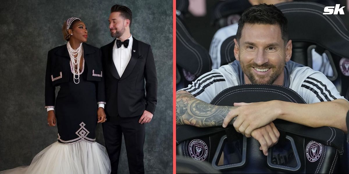 Serena Williams and Alexis Ohanian attended Lionel Messi