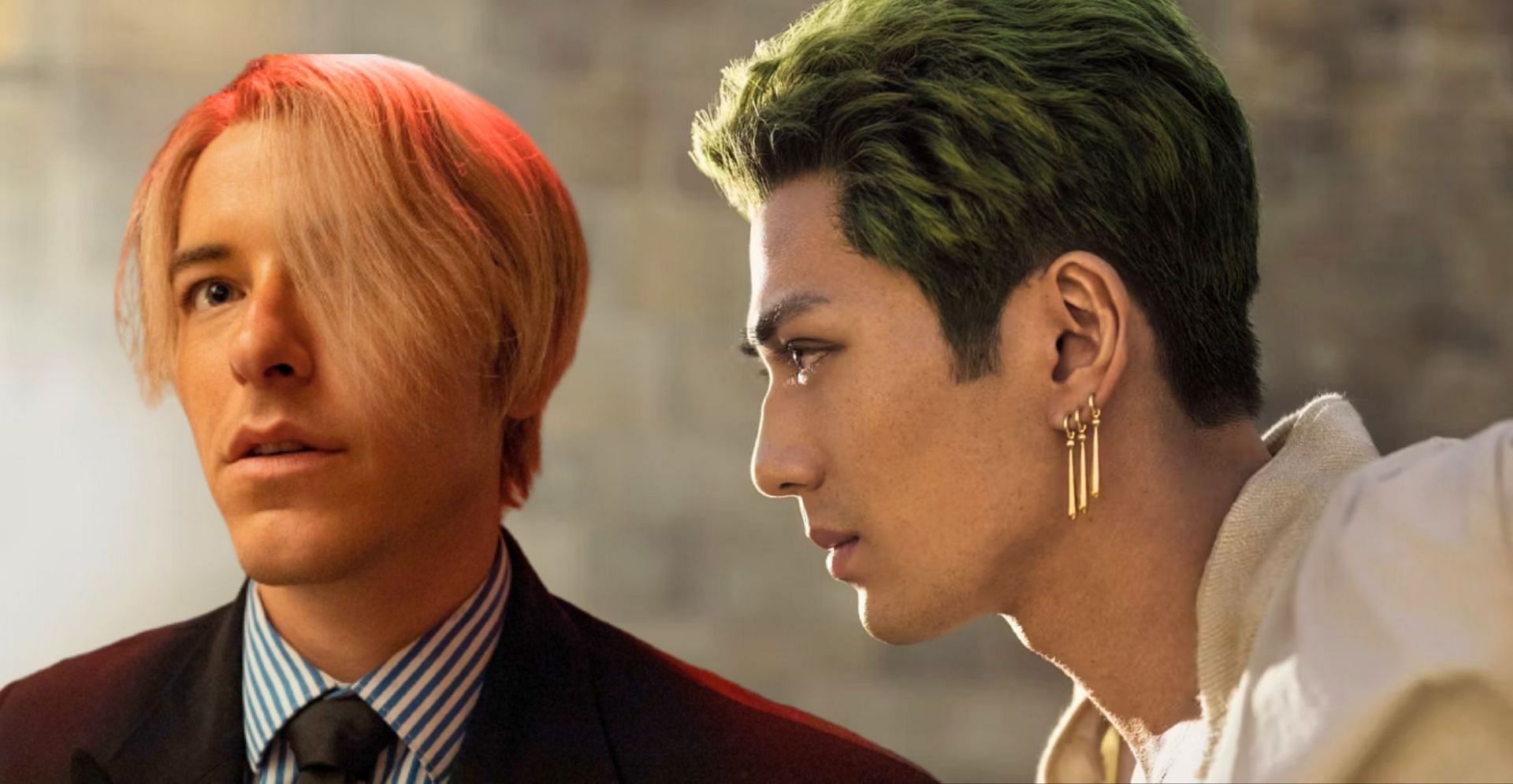 Sanji and Zoro from the One Piece live-action series (Image via Nelflix) 