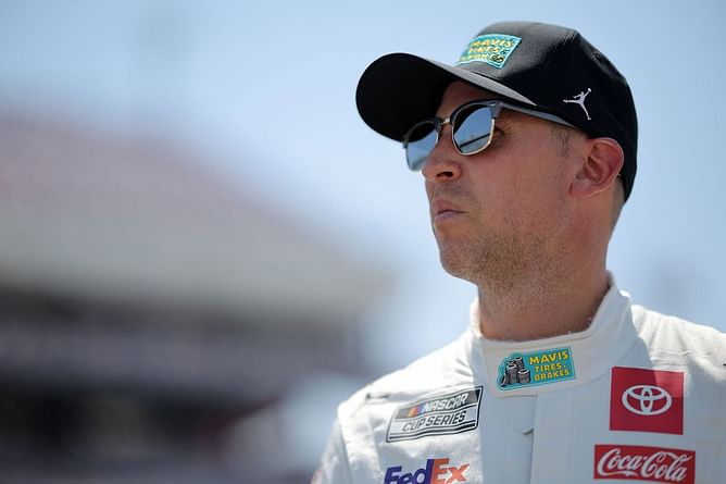 Denny Hamlin answers if he'd repeat the same move against Kyle Larson after last weekend's saga