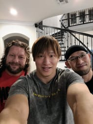 Kota Ibushi, Kenny Omega, and Michael Nakazawa