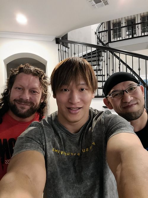 Kota Ibushi, Kenny Omega, and Michael Nakazawa