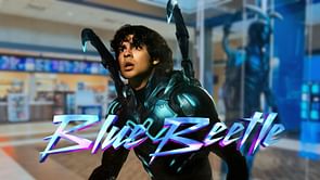 Blue Beetle: Santikos Casa Blanca displays the actual Scarab suit amidst the movie's hype