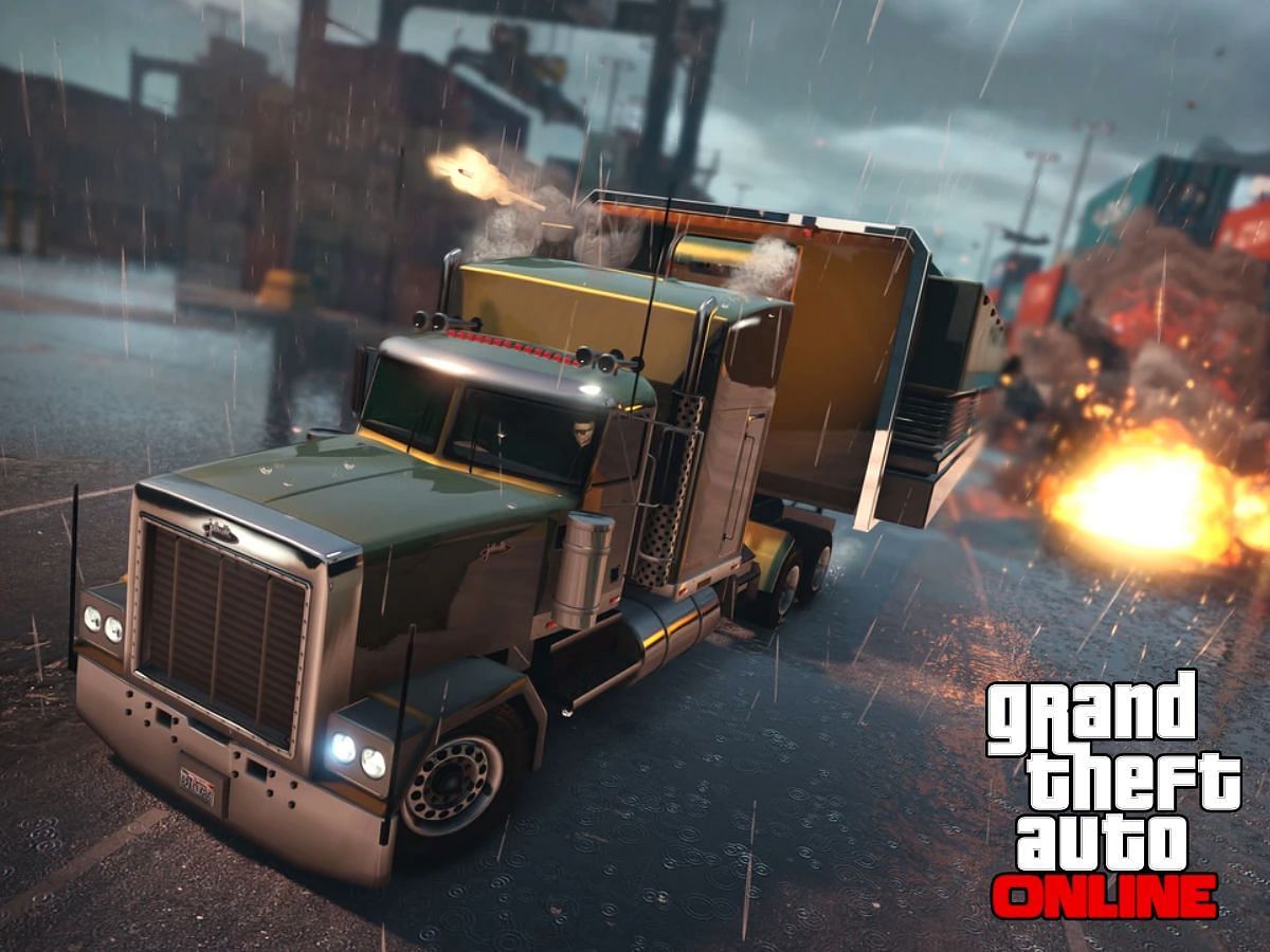 The Fighting Freedom livery is now available for the Mobile Operations Center in GTA Online (Image via Rockstar Games)