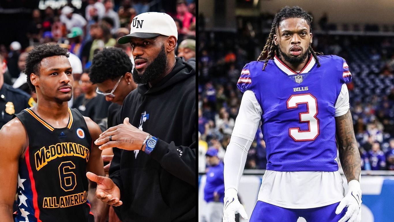 Bills' Damar Hamlin offers support for Bronny James after cardiac arrest –  NBC Los Angeles