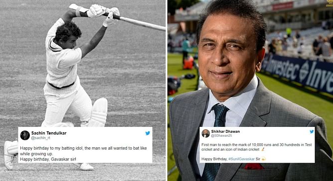 “Happy Birthday to my batting idol” – Sachin Tendulkar leads wishes as Sunil Gavaskar turns 74