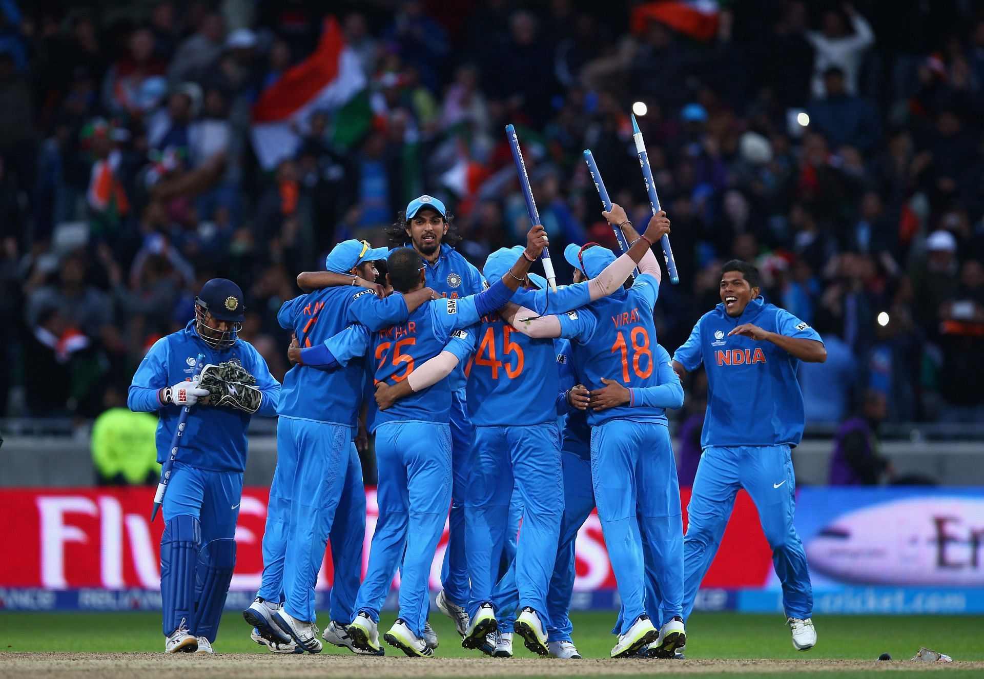 The Men in Blue are ecstatic are winning the 2013 Champions Trophy. (Pic: Getty Images)