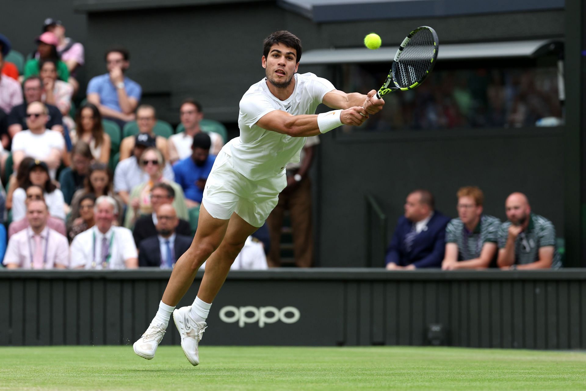 Carlos Alcaraz at the 2023 Wimbledon Championships.