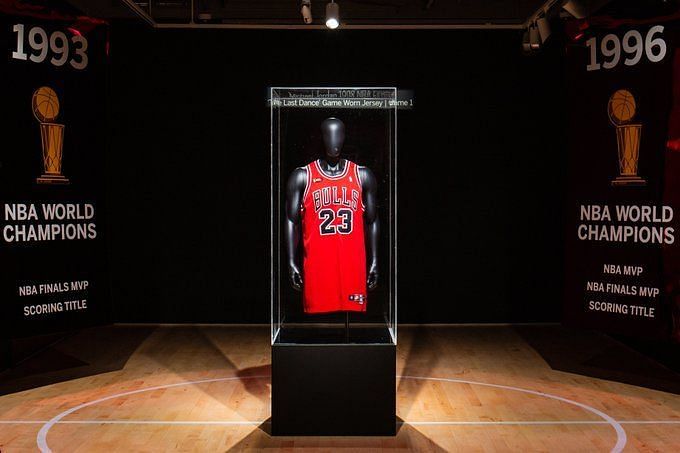 Michael Jordan's game-worn North Carolina jersey sold for record $1.38  million