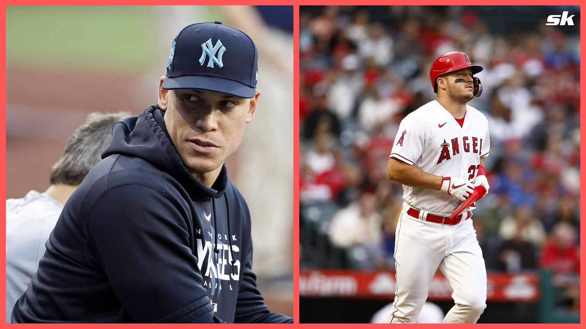 Aaron Judge of the New York Yankees and Mike Trout of the Los Angeles Angels are out of the 2023 All-Star game.