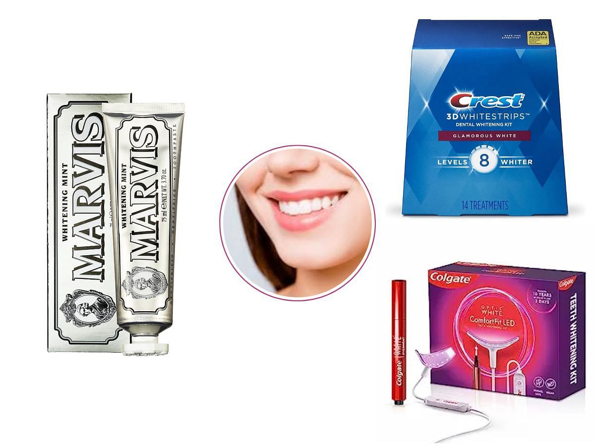 Teeth whitening products to try at home (Image via Sportskeeda)
