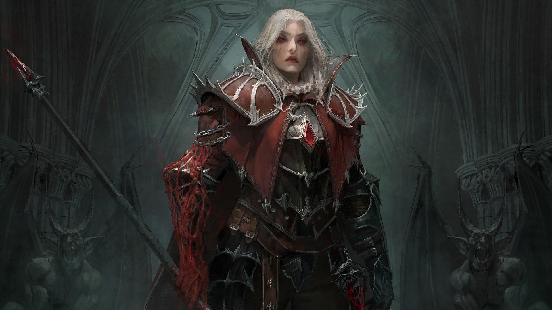 The Blood Knight in Diablo Immortal (Image via Blizzard)