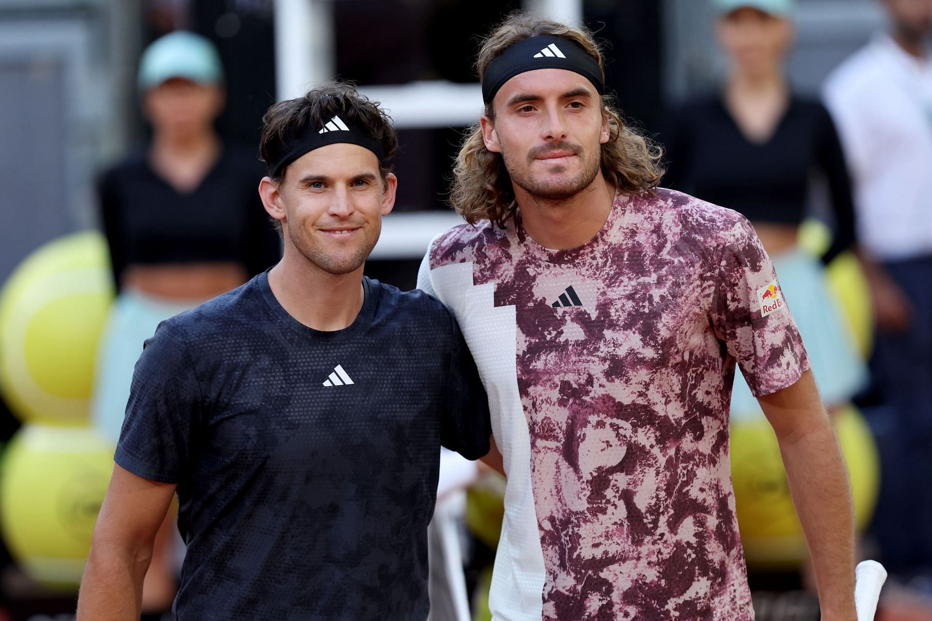 Dominic Theim and Stefanos Tsitsipas