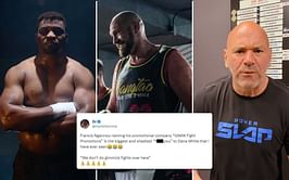 "Dana has zero to overshadow this news" - Francis Ngannou's new 'GIMIK' promotion for Tyson Fury fight triggers Dana White troll army
