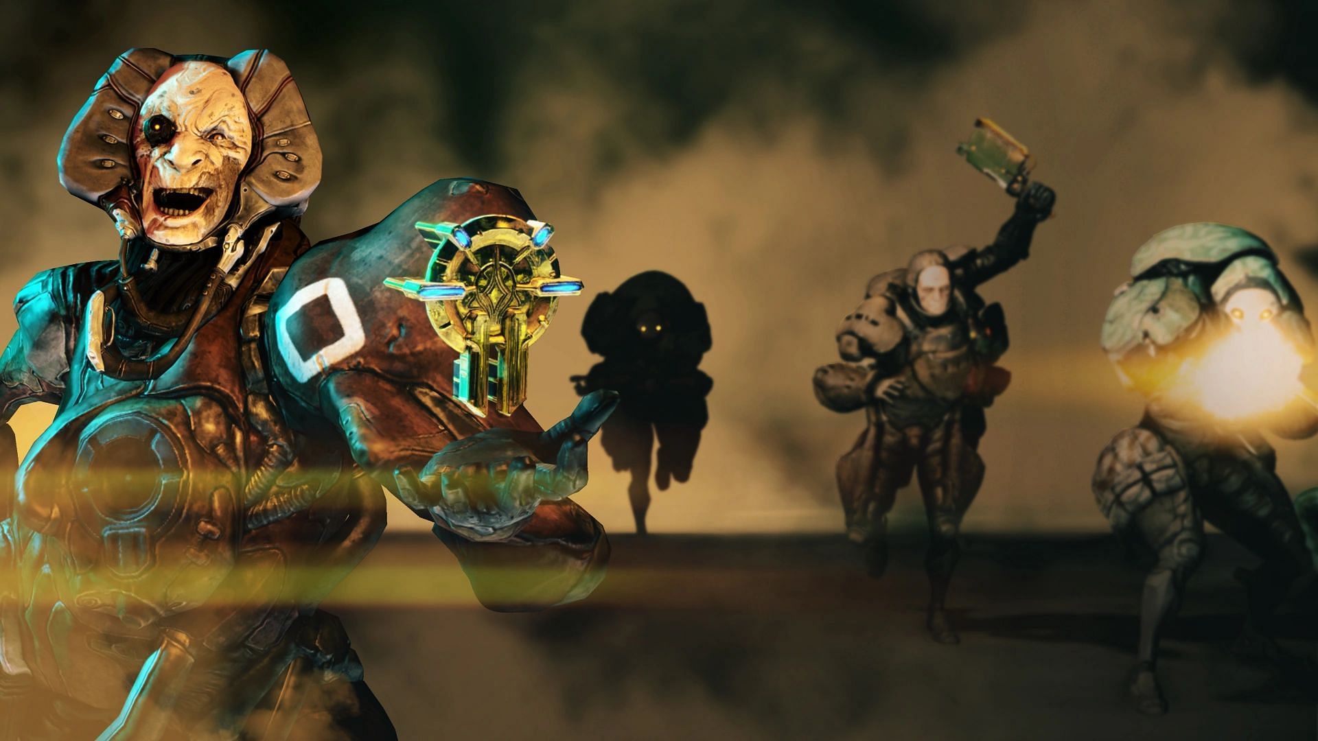 The Grineer faction in Warframe featuring Captain Vor