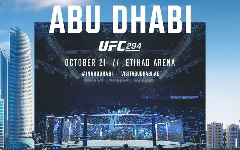 UFC 294 tickets How much do they cost and where can you buy them?