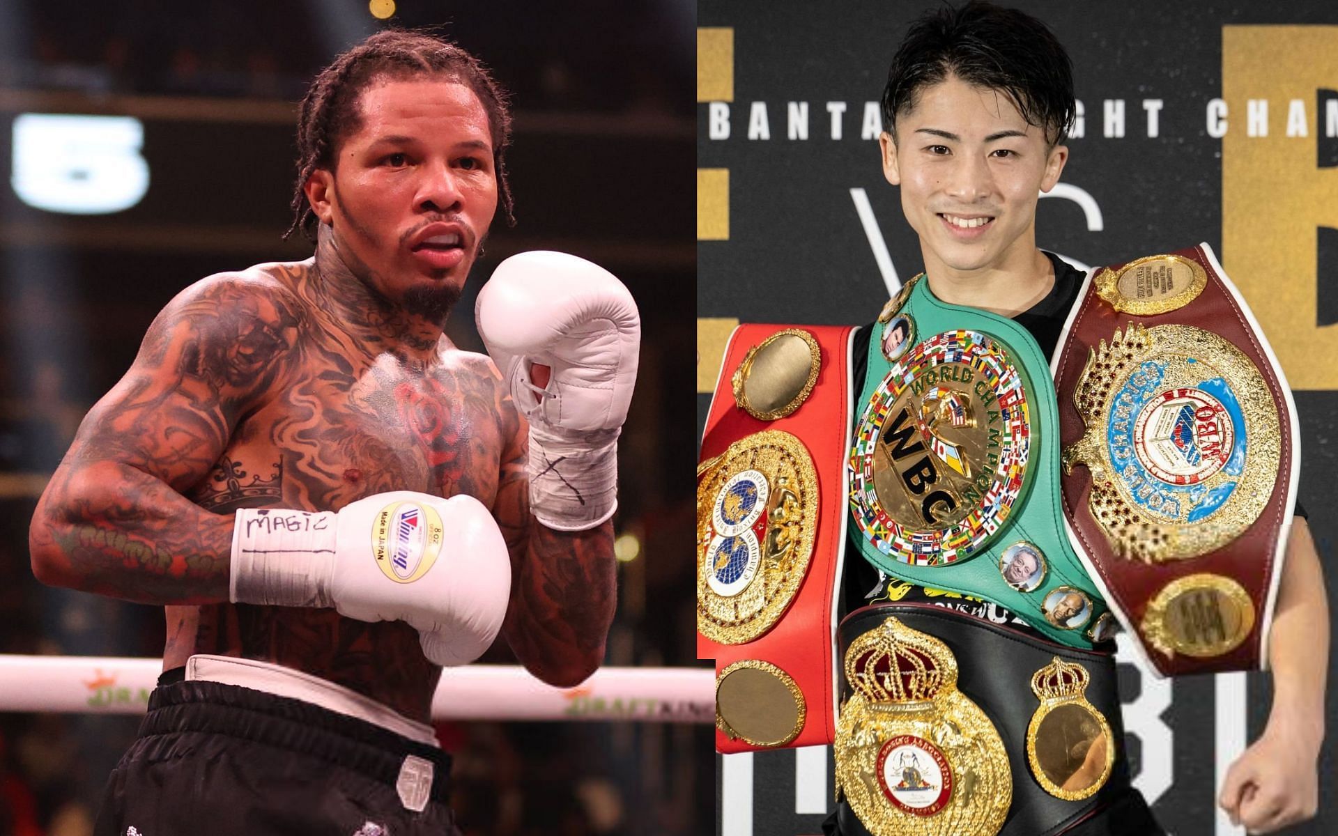 Gervonta Davis (left) and Naoya Inoue (right) [Images Courtesy: @GettyImages]