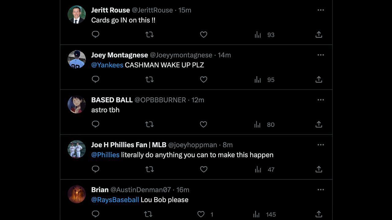 Fans are excited about Luis Robert and Dylan Cease being potentially available