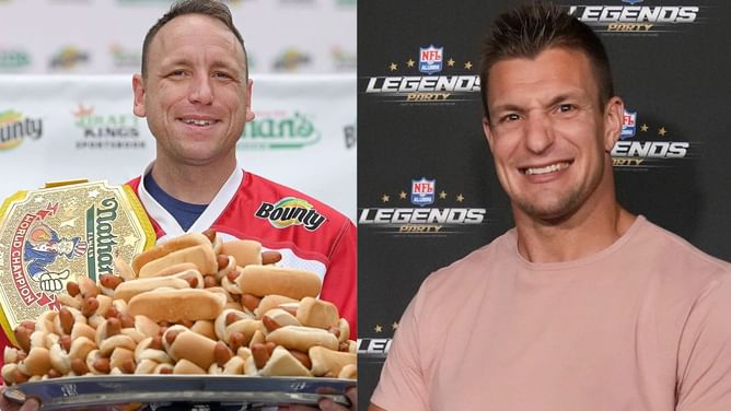 Joey Chestnut wants showdown with Rob Gronkowski’s family - “Those guys are beasts”