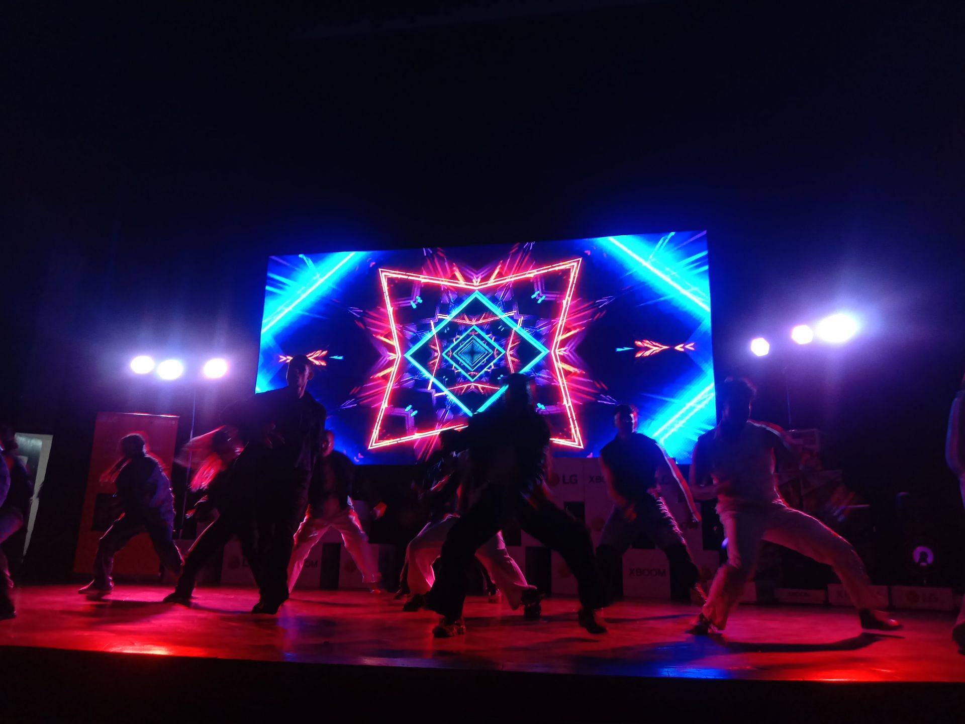 THE EXPONENTIAL CREW performing at the Delhi K-pop Contest 2023 (Image via Sportskeeda)