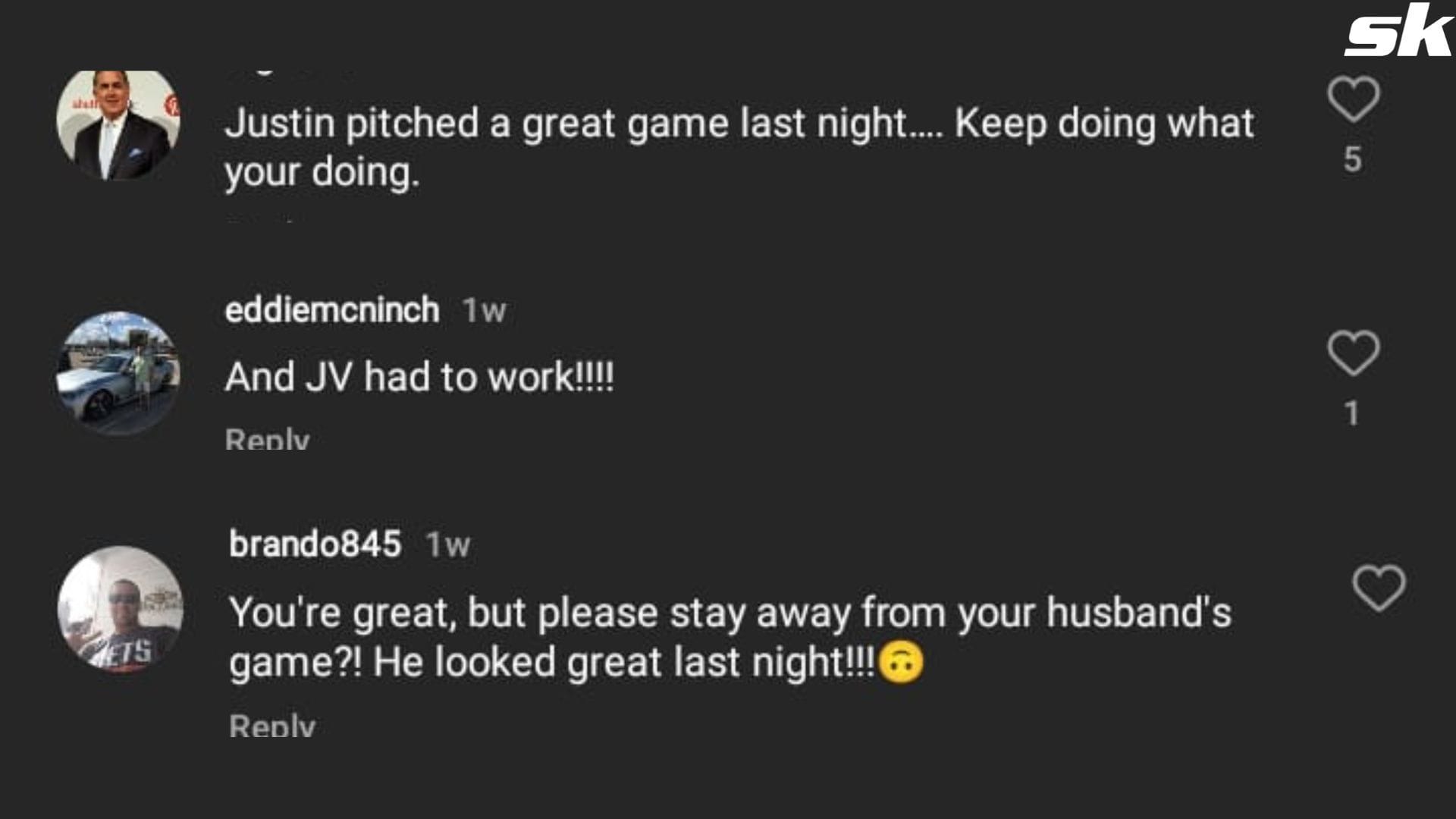 Comments from kate Upton's post