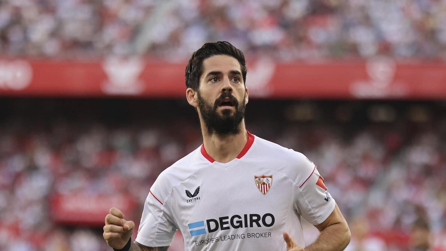 Isco in action for Sevilla