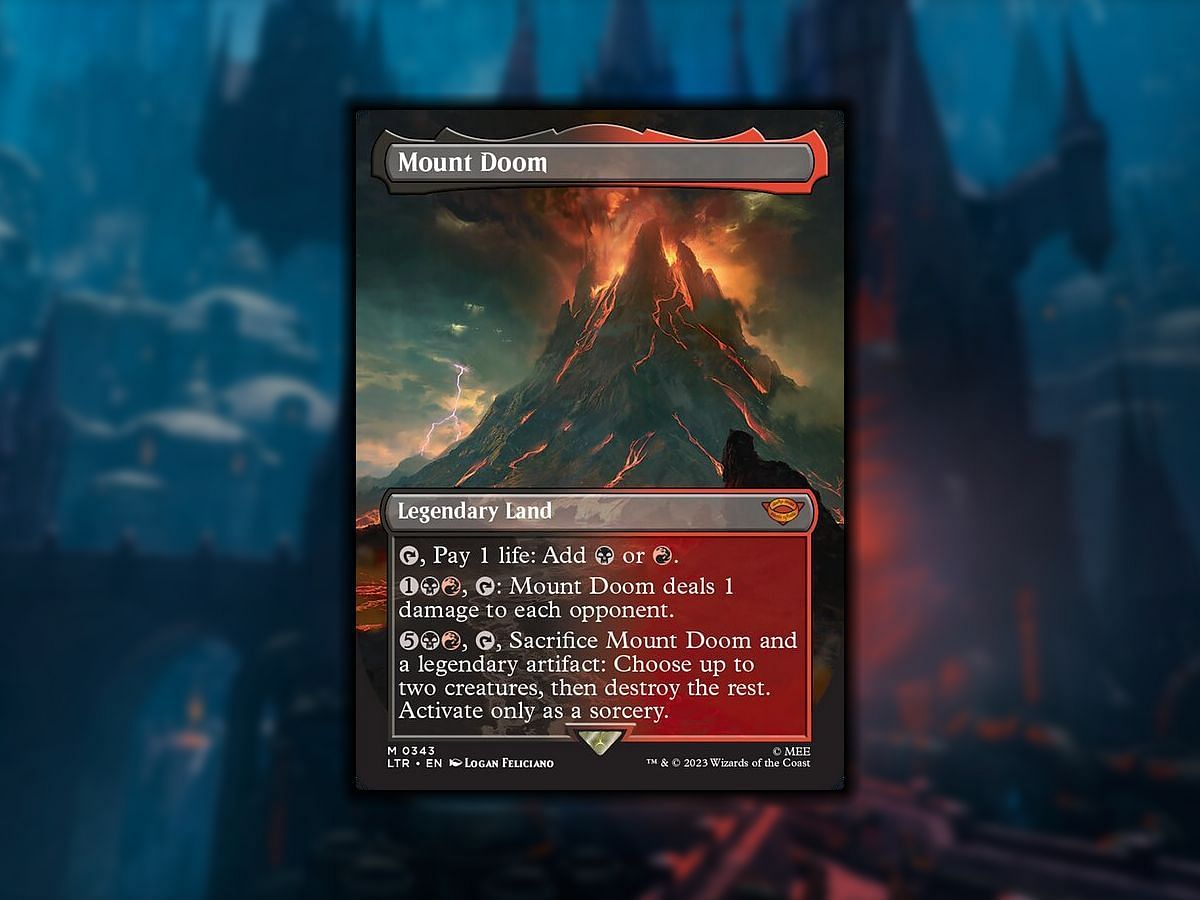 Mount Doom in Magic: The Gathering (Image via Wizards of the Coast)