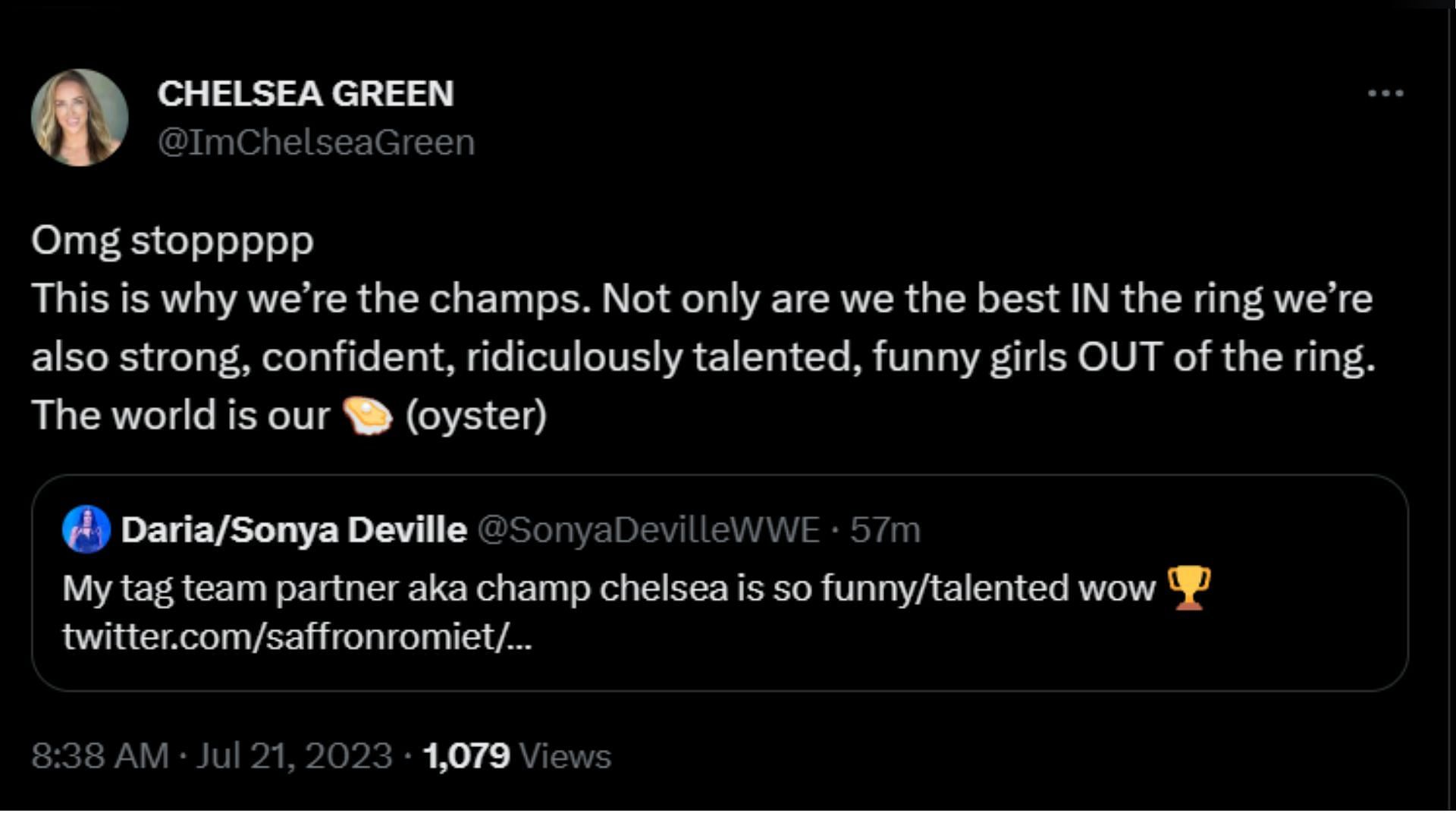 Chelsea Green on Twitter