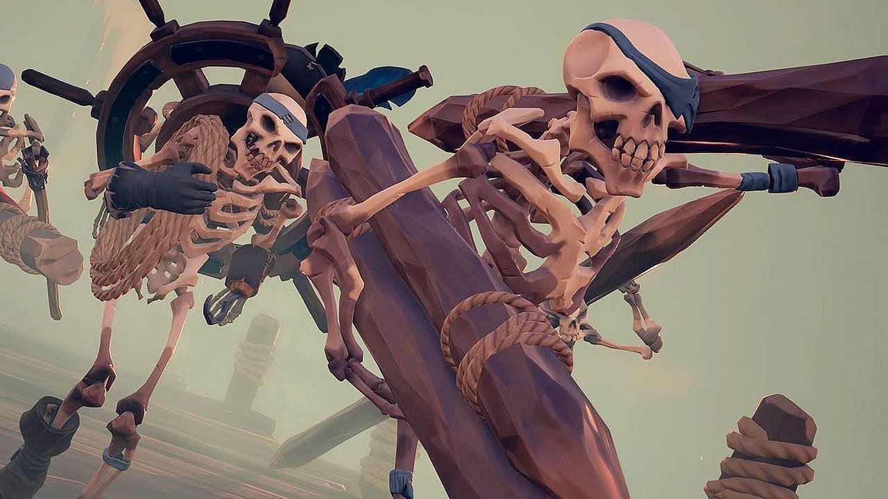 Sea of Thieves - Skeletons (Image via Rare)