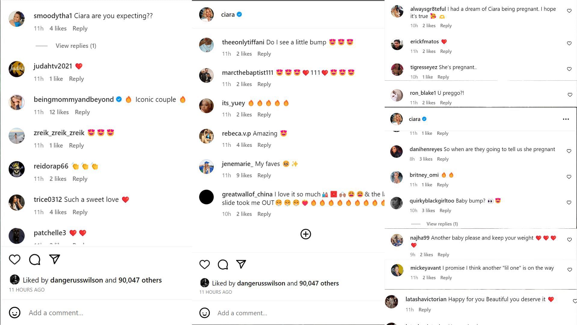 Fans comment on Ciara&#039;s Kyoto post (Image credit: @Ciara official IG)
