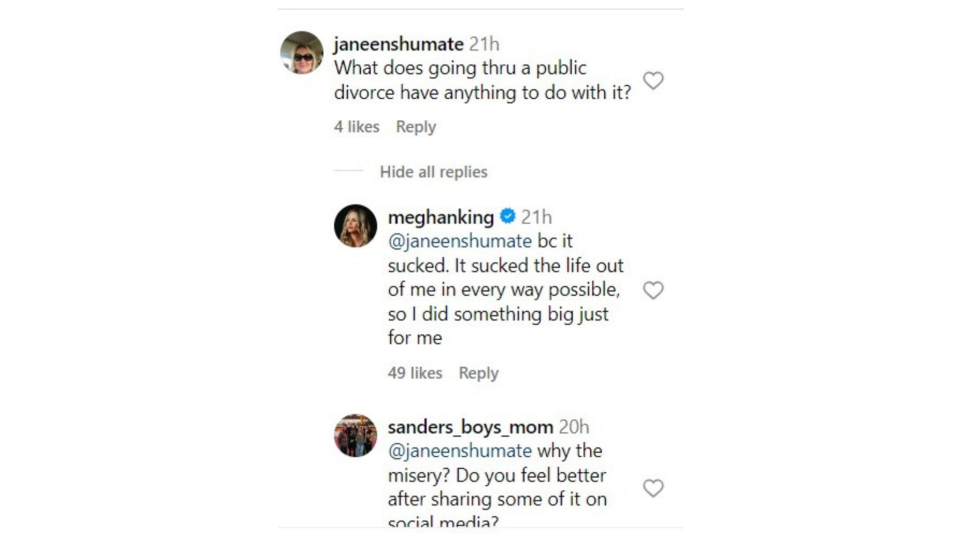 Meghan King&#039;s reply to the trollers