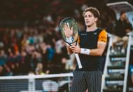 Ruud in action at the Hamburg European Open