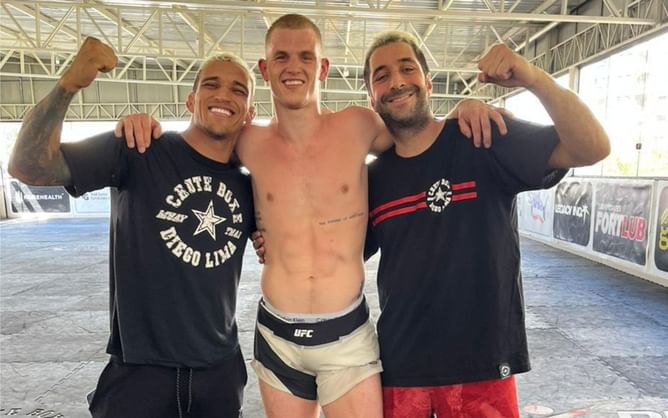 "Geoff Neal is in big trouble" - Charles Oliveira confirms Ian Garry's entry into Chute Boxe Academy, fans erupt in excitement