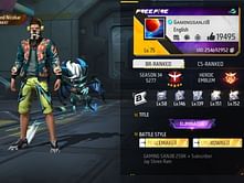 Gaming Sanjib’s Free Fire ID, stats, rank, guild, and more
