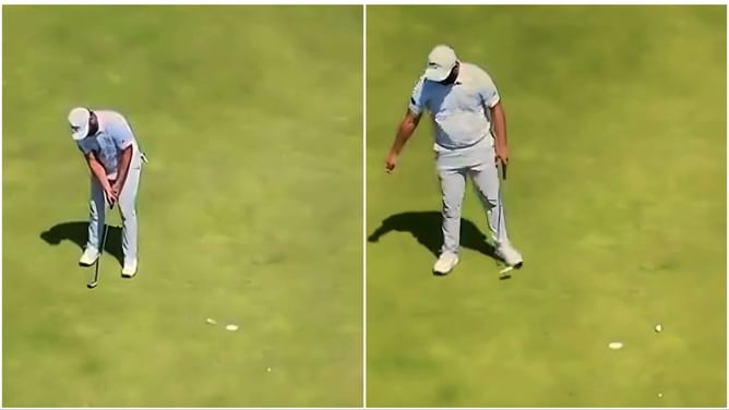 Watch: Jon Rahm yells ‘F**k’ after missing putt as his anger episode continues at The Open