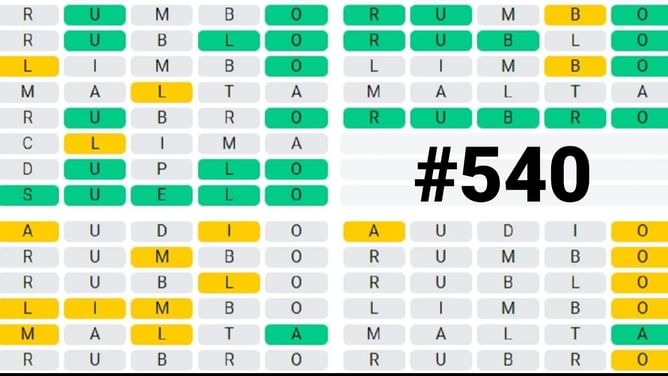 Quordle today July 18 answers & hints (Quordle #540)