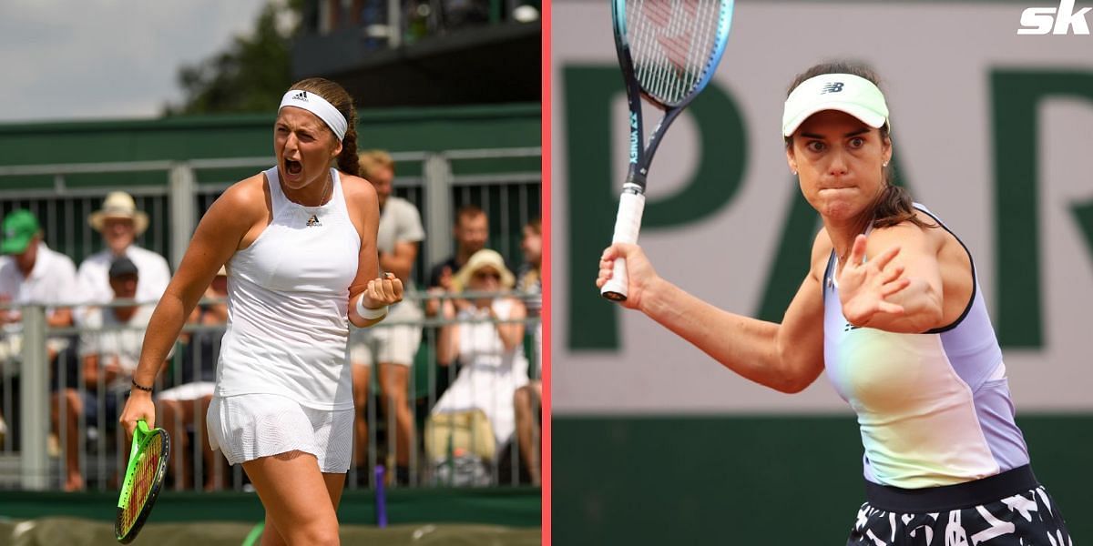 Jeļena Ostapenko (L) and Sorana C&icirc;rstea