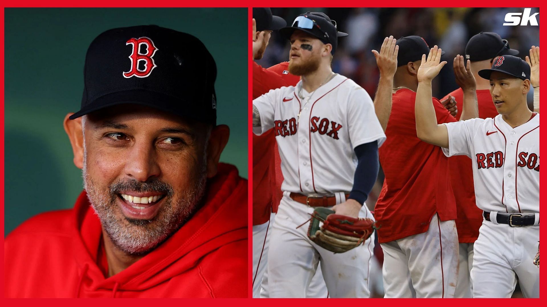 Boston Red Sox Manager Alex Cora &amp; Team