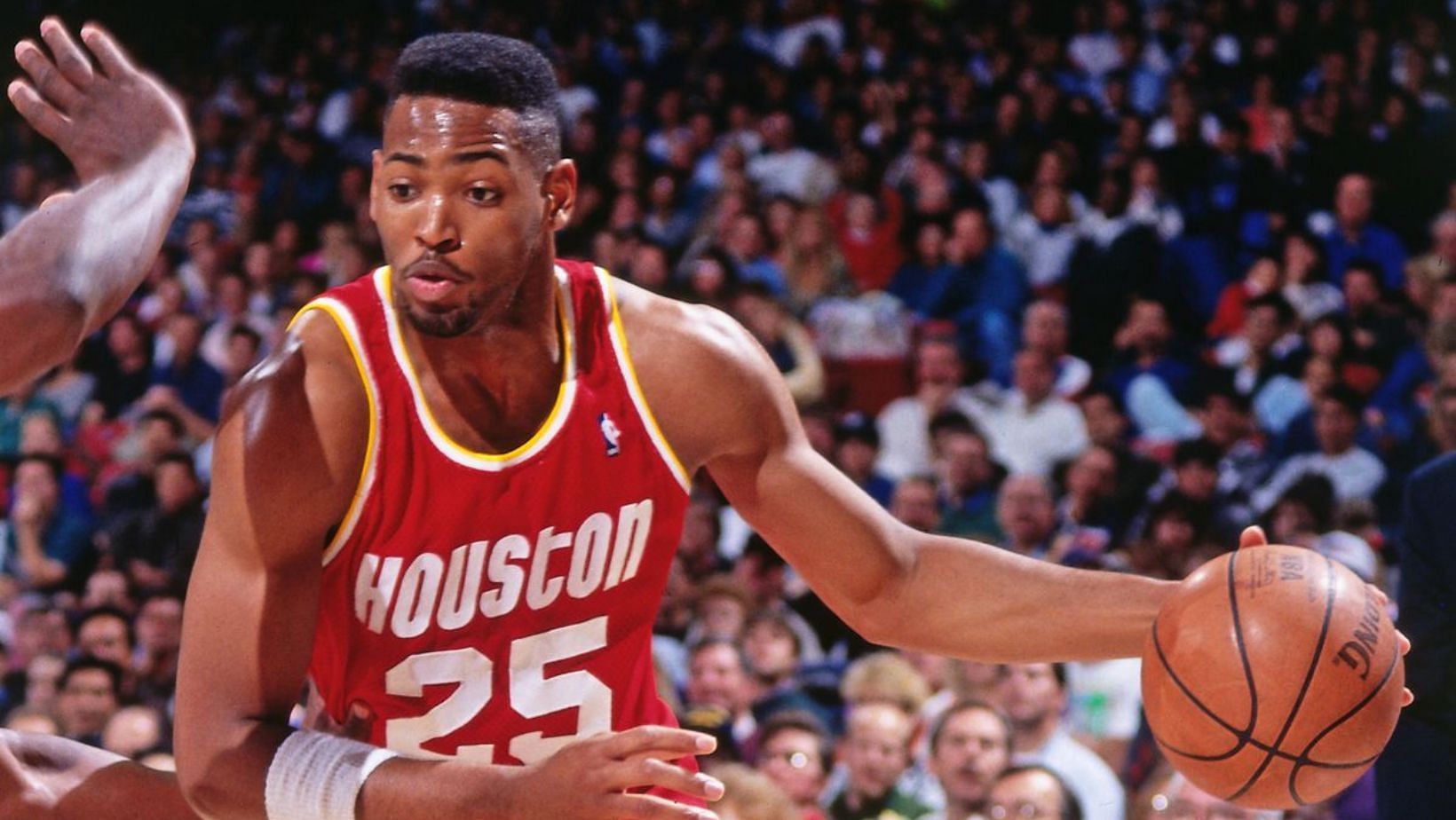 Robert Horry won the first of his seven NBA championships with the Rockets.