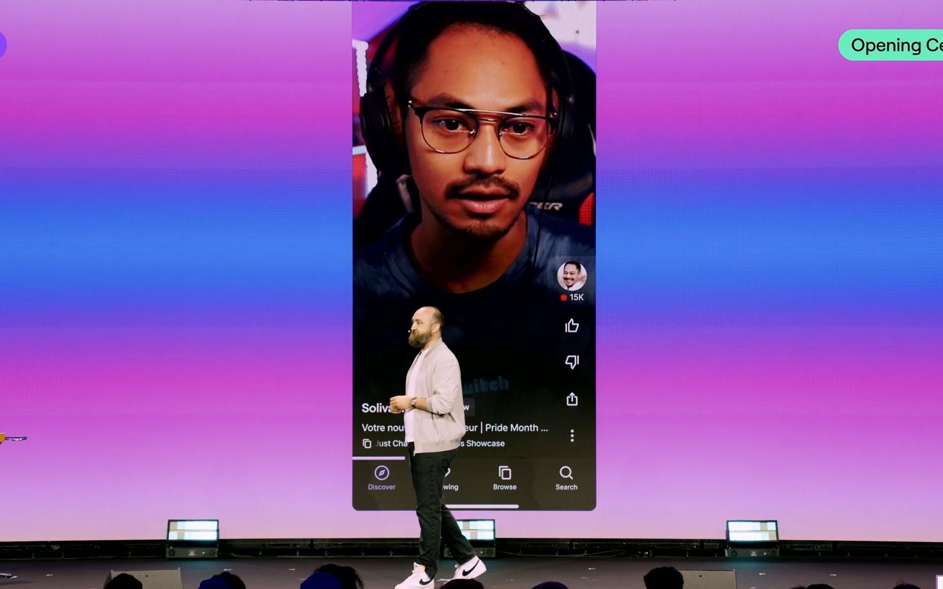 Tom Verrilli shared details about a new TikTok-style Twitch feature (Image via Twitch/Twitch)