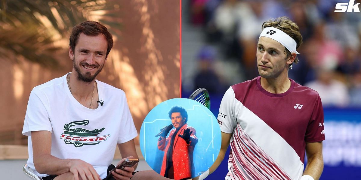 Daniil Medvedev pokes fun at Casper Ruud for missing The Weeknd show