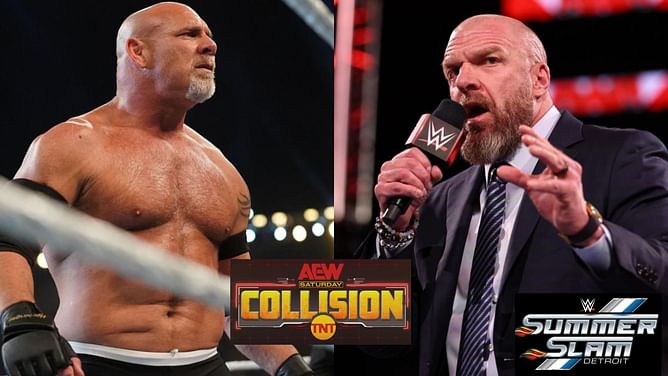 Goldberg debuts; legend announces last match - 4 Ways AEW Collision can beat SummerSlam 2023
