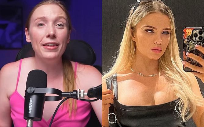 ‘Female Andrew Tate’ Pearl Davis mocks 'women's sports' after Daniella Hemsley flashes crowd post KingPyn Boxing victory