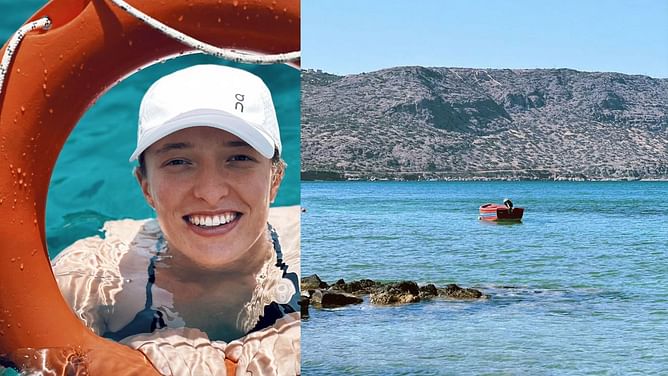 "Considering staying for rest of the month, say nothing to my team please" - Iga Swiatek jokes as she shares highlights from Greek vacation