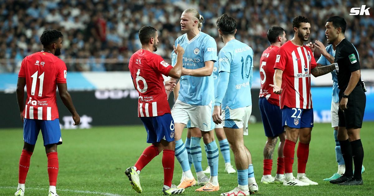 Fans reacted on Twitter after Manchester City lost 2-1 against Atletico Madrid
