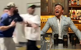 "You're going nowhere till we settle this" - Conor McGregor reacts to Caleb Plant slapping Jermall Charlo at Crawford vs Spence weigh-ins