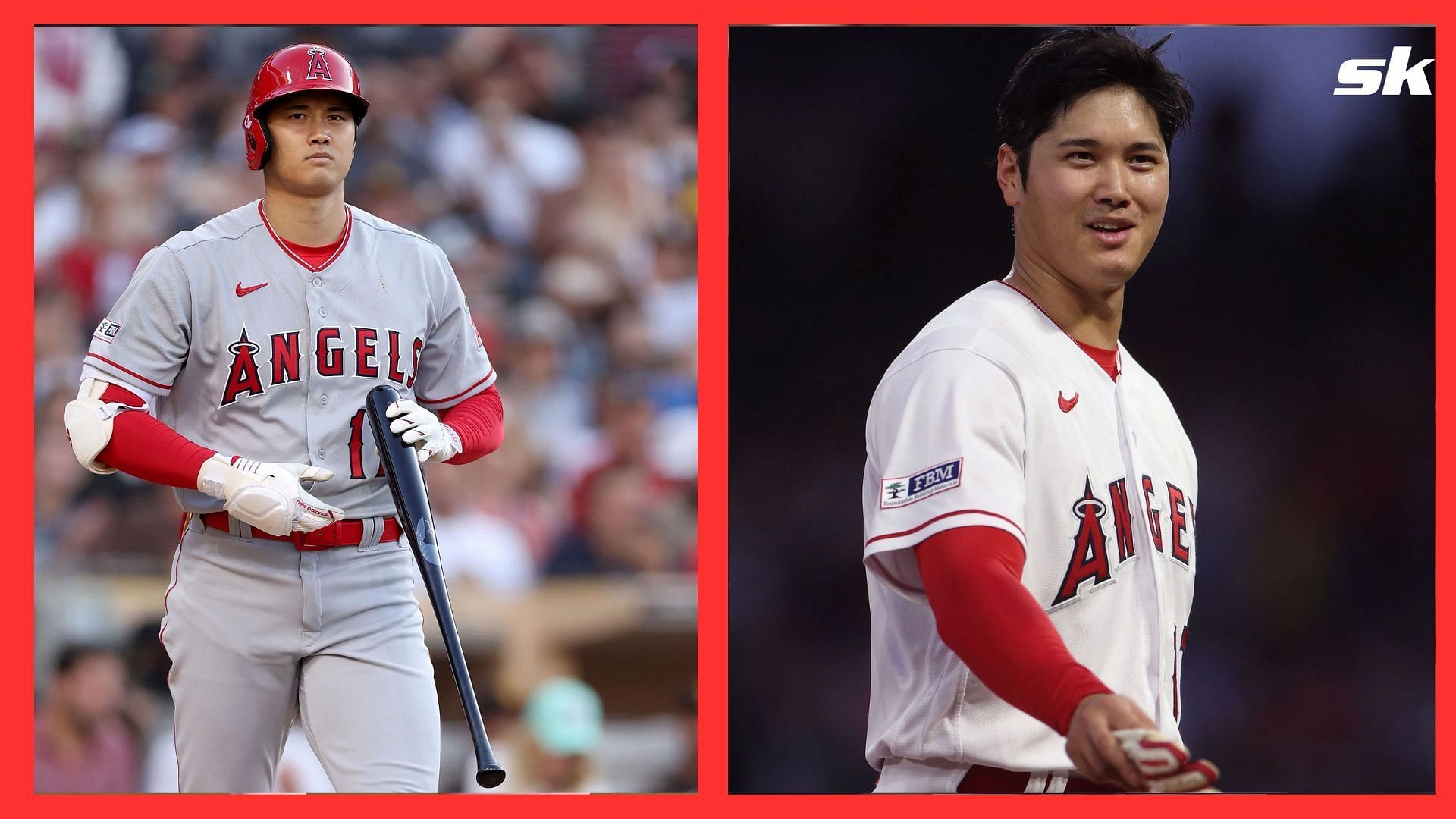 Shohei Ohtani slams his helmet in the dugout after Angels lose vs Pirates