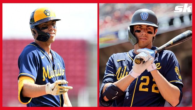 Milwaukee Brewers slugger Christian Yelich opens up on recent changes he made at the plate that has led to his success: "It's adapt or die"