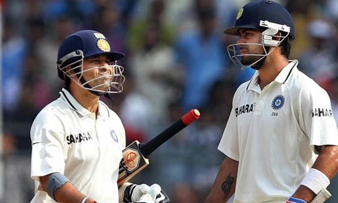 WI vs IND : विराट कोहली करेंगे सचिन तेंदुलकर के एक और अनोखे रिकार्ड की बराबरी, बाप-बेटे से जुड़ा है कारनामा
